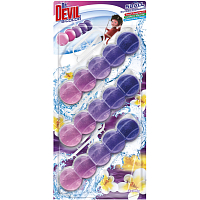 Dr. Devil WC Bicolor 5ball sunset blossom závěsný WC blok, 3× 35 g