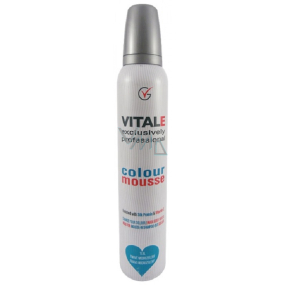 Vitale Exclusively Professional barvící pěnové tužidlo s vitaminem E Teal - Tmavě modrozelený 200 ml