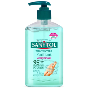 Sanytol Purifiant antibakteriální mýdlo na ruce 250 ml s dávkovačem