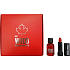 Dsquared2 Red Wood toaletní voda pro ženy 5 ml + rtěnka 1,2 g, dárková sada
