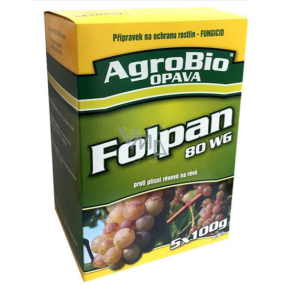 AgroBio Folpan 80 WG proti plísni révové v révě vinné 5 x 100 g