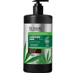 Dr. Santé Cannabis šampon pro slabé a poškozené vlasy s konopným olejem 1 l dávkovač