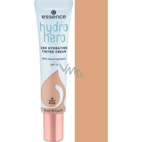 Essence Hydro Hero 24h SFP15 tónovací krém 10 Soft Nude 30 ml