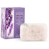 BioFresh Herbs of Bulgaria Lavender mýdlo proti celulitidě s levandulovým olejem 100 g