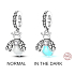 Charm Sterlingové stříbro 925 Světluška zářící ve tmě luminozní přívěsek na náramek symbol