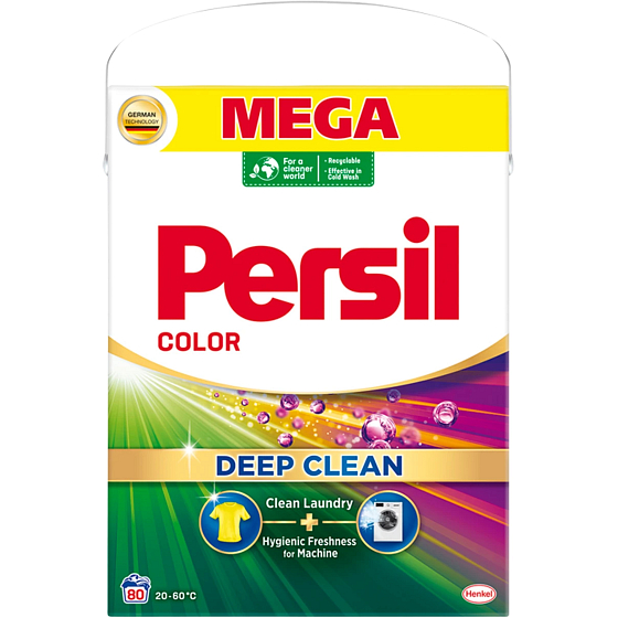 Persil Color Deep Clean prací prášek na barevné prádlo 80 dávek 4,8 kg