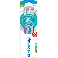 Sensodyne Deep Clean Extra Soft zubní kartáček Tripack, 3 ks