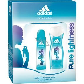 Adidas Pure Lightness deodorant sprej 150 ml + sprchový gel 250 ml, kosmetická sada