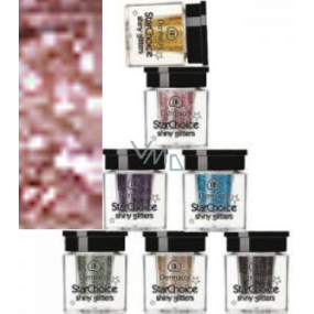 Dermacol Star Choice Shiny Glitters Třpytky na oči Odstín 3 růžová 2 g