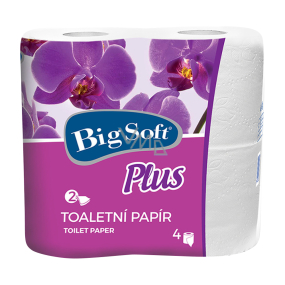 Big Soft Plus parfémovaný toaletní papír 2 vrstvý 4 x 160 útržků