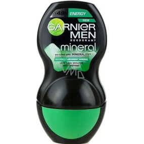 Garnier Men Mineral Energy kuličkový deodorant roll-on pro muže 50 ml