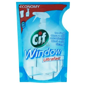 Cif Windows Okna a sklo Ultrafast čisticí přípravek náhradní náplň 750 ml