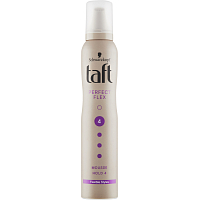 Taft Perfect Flex, pěnové tužidlo na vlasy utra silně tužící, síla fixace 4, 200 ml