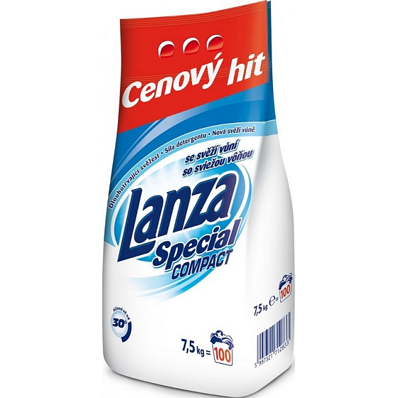 Lanza Special Compact prací prášek na barevné prádlo 100 dávek 7,5 kg
