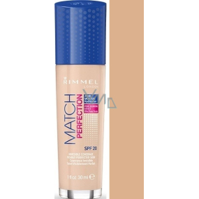 Rimmel London Match Perfection Foundation SPF20 make-up 200 Soft Beige 30 ml