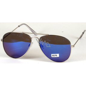 Dudes & Dudettes Sluneční brýle pro děti modrá zrcadlová skla KK5570