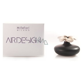 Millefiori Milano Air Design Difuzér nádobka pro vzlínání vůně pomocí porézní vrchní části květina malá černá
