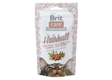 Brit Care Cat Snack Hairball Kacgna pamlsek poloměkké doplňkové krmivo 50 g