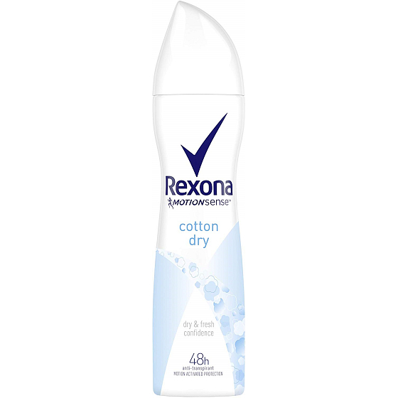 Rexona Motionsense Cotton Dry antiperspirant deodorant sprej 150 ml