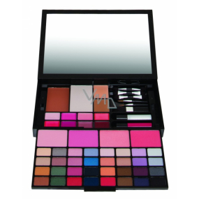 Body Collection Mirror Pallette velká kosmetická make-up kazeta v černém pouzdře