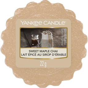 Yankee Candle Sweet Maple Chai - Chai s javorovým sirupem vonný vosk do aromalampy 22 g