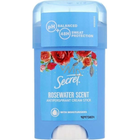 Secret Rosewater krémový antiperspirant stick pro ženy 40 ml