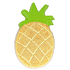 Bomb Cosmetics Ananas - Pineapple Crown 3D Přírodní glycerinové mýdlo 110 g