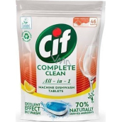 Cif All in 1 Lemon tablety do myčky nádobí 46 kusů