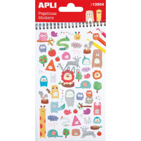 Apli Stickers Animals nálepky s motivem zvířátek 1 arch 13904