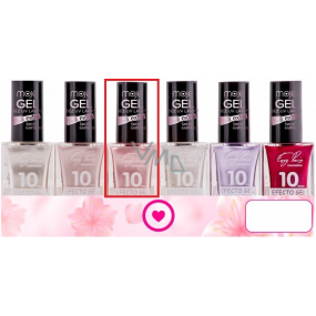 Moje Easy Paris 10Days Efecto Gel gelový lak na nehty 027 Růžový 15 ml