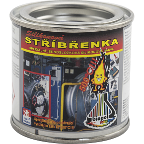 Biopol Paints Silikonová stříbřenka, žáruvzdorná do 500 °C, 80 g Biopol Paints Silikonová stříbřenka, žáruvzdorná do 500 °C, 80 g