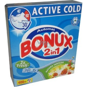 Bonux Natura Fantasia 2v1 prací prášek 400 g