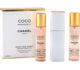 Chanel Coco Mademoiselle toaletní voda komplet pro ženy 3 x 20 ml