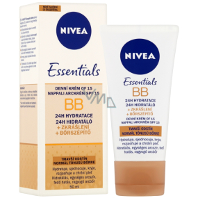 Nivea Essentials denní BB krém OF15, tmavší odstín 50 ml