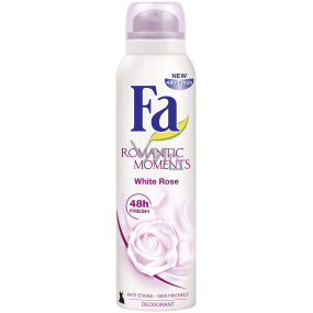 Fa Romantic White Rose deodorant sprej pro ženy 150 ml