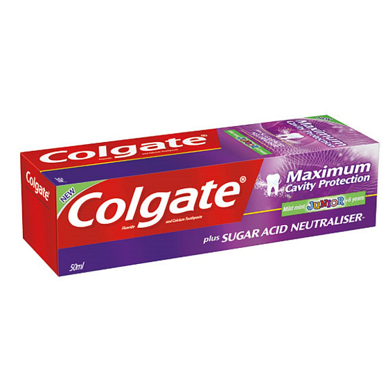 Colgate Junior Maximum Cavity Protection Mild Mint zubní pasta 50 ml