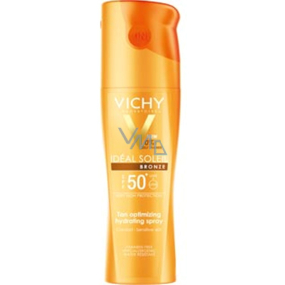 Vichy Capital Soleil SPF 50 Hydratační sprej na tělo optimalizující opálení 200 ml