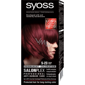 Syoss Color SalonPlex barva na vlasy 5-23 Rubínově červený