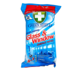 Green Shield 4v1 Okna a skleněné povrchy vlhčené čistící ubrousky 70 kusů