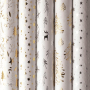 Zoewie Dárkový balicí papír 70 x 150 cm Vánoční Luxusní White Christmas bílý - zlaté hvězdy, stromky, jmelí