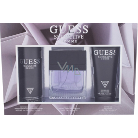 Guess Seductive Homme toaletní voda pro muže 100 ml + sprchový gel 200 ml + deodorant sprej 226 ml, dárková sada pro muže