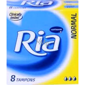 Ria Normal dámské tampony pro normální menstruaci 8 kusů