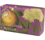 English Soap Elderflower & Pomelo - Bezový květ a pomelo přírodní parfémované toaletní mýdlo s bambuckým máslem 240 g