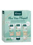 Kneipp Aloe Vera hydratační krém na ruce 75 ml + sprchový balzám 75 ml + tělové mléko 75 ml, kosmetická sada pro ženy