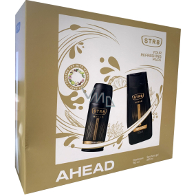 Str8 Ahead deodorant sprej 150 ml + sprchový gel 250 ml, kosmetická sada pro muže