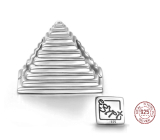 Charm Sterlingové stříbro 925 Egypt pyramida, korálek na náramek cestování