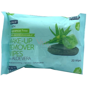 Nuagé Skin Aloe Vera vlhčené odličovací ubrousky 20 kusů