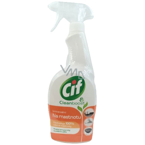 Cif Cleanboost univerzální čisticí sprej na mastnotu 750 ml rozprašovač