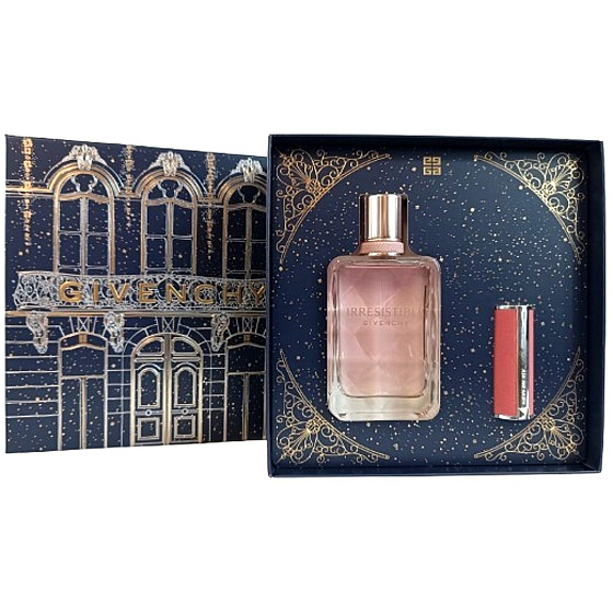 Givenchy Irresistible parfémovaná voda pro ženy 50 ml + Le Rouge Sheer Velvet rtěnka 27 1,5 g, dárková sada