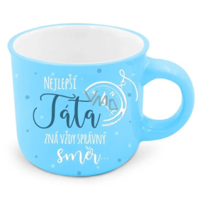 Nekupto Dárkový mini hrneček Nejlepší táta zná vždy správný směr 100 ml